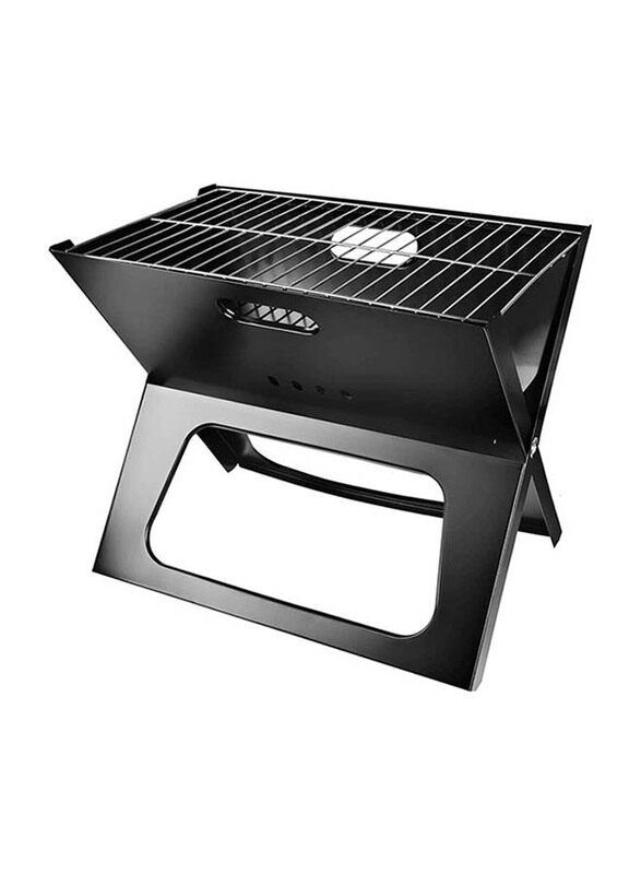 

Biki Portable BBQ Charcoal Grill, 45 x 35 x 30cm, Black