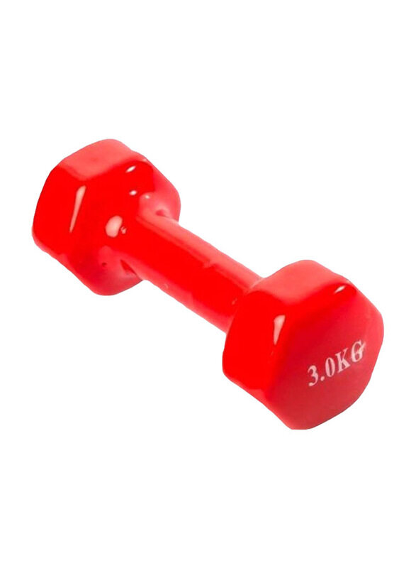 

Generic Weight Lifting Dumbbell, 3 KG, Red