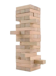 Edutoys Wooden Tower Building Blocks, Ages 3+