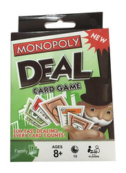 Monopoly Deal Card Game, Ages 8+, Multicolour