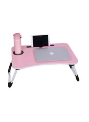 Wooden Portable Table, Pink