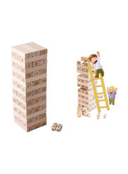 Wooden Classic Jenga Game, Brown, Ages 6+