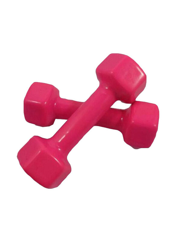 

Generic Dumbbells, 2 x 2 KG, Pink