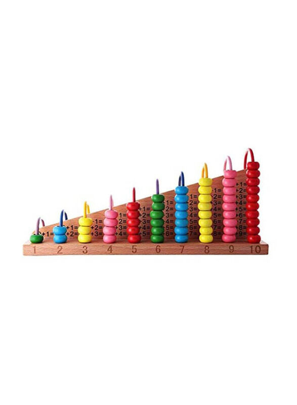 Wooden Abacus Game for Learn Math, Ages 3+, B07MXK7SBQ