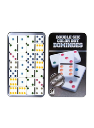 Dominoes Set with Tin Case, 28-Pieces, Ages 8+