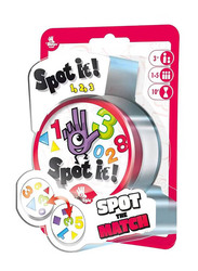 Asmodee 30-Piece Spot It! 123 Match Card Game, Multicolour