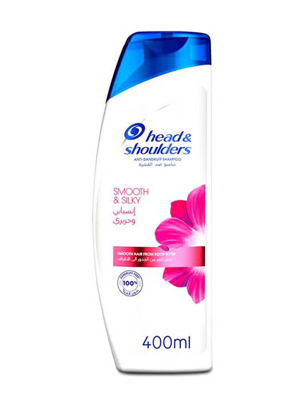 Head & Shoulders Smooth and Silky Anti Dandruff Shampoo, 400ml