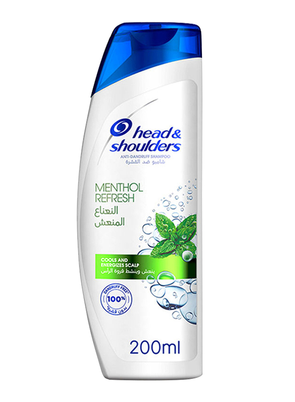 Head & Shoulders Menthol Refresh Anti-Dandruff Shampoo for All Hair Types, 200ml