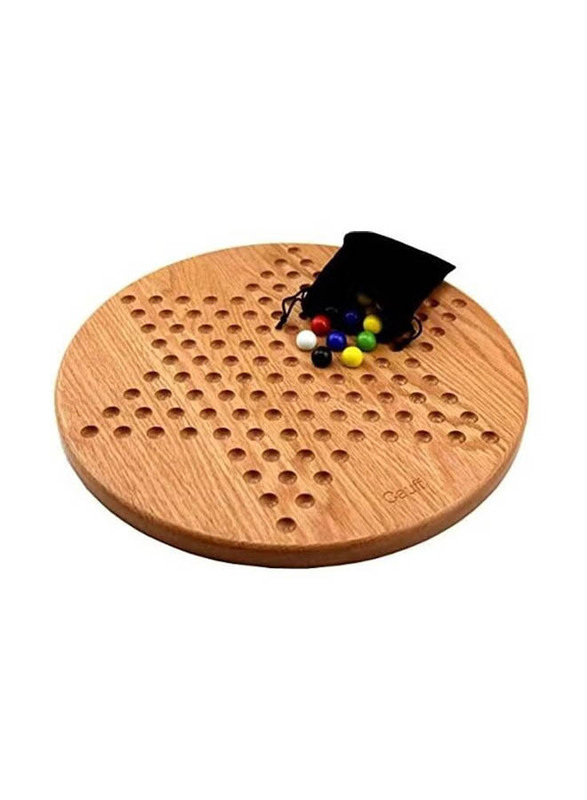 Wooden Chinese Checkers Board Game, Ages 4+