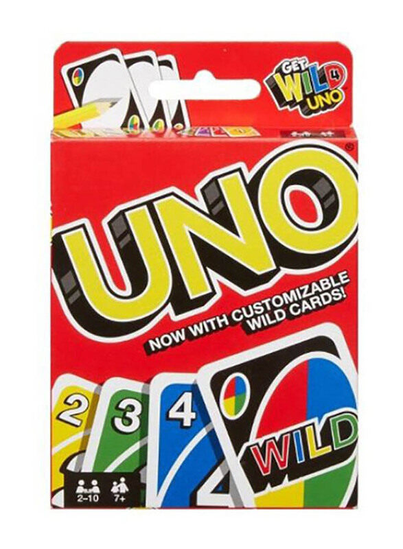 

Mattel Get Wild Uno Card Game, Ages 7+, Multicolour