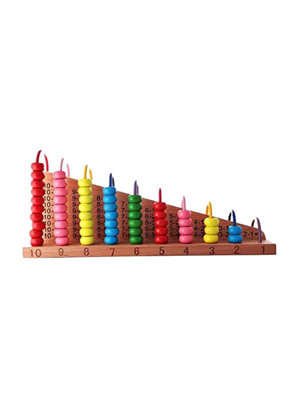 Mathematical Learning Wooden Abacus, Ages 3+, Multicolour