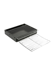 Portable Barbeque Charcoal Grill, BD-BBQ-20, Black/Silver