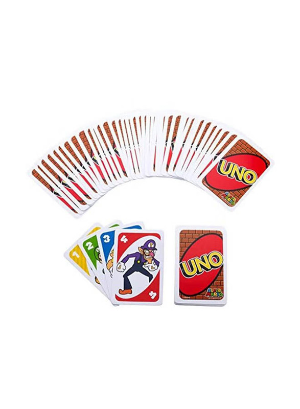 Uno Super Mario Card Game, DRD00, Ages 7+