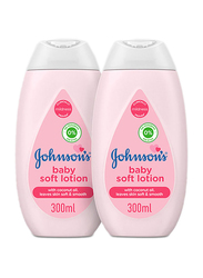 Johnson's Baby 2-Pieces 300ml Soft Body Lotion for Babies