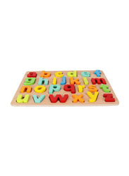 Webby Wooden Alphabets Learning Toy, Ages 3+, Multicolour