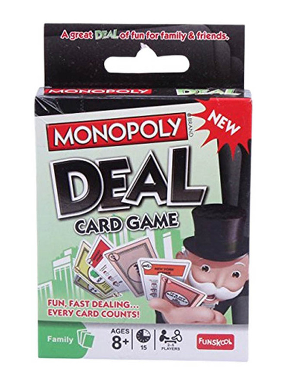 Funskool Monopoly Card Games, Ages 8+, 22 x 39cm, Multicolour