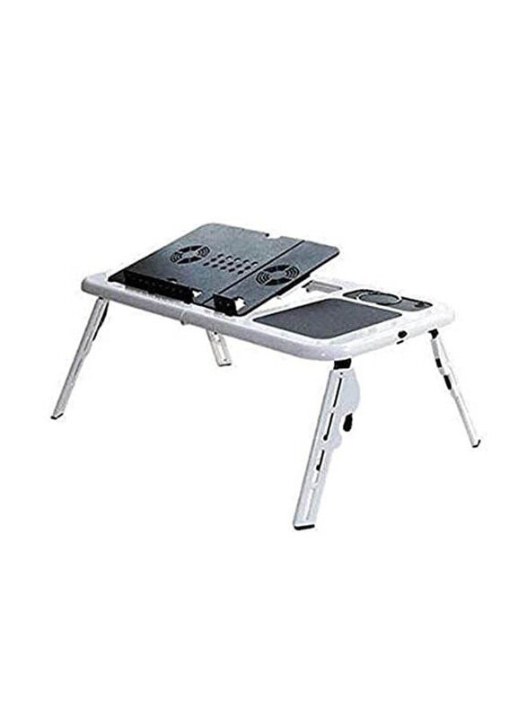 E-table Workspace Organizers Laptop Table, Silver