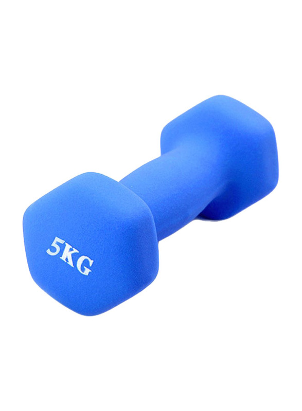 

Generic Hexagon Dumbbells Set, 2 x 5 KG, Blue