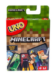 Mattel Games Uno Minecraft Card Game, Ages 7+, Multicolour