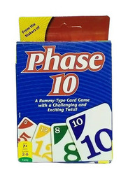 Professional Phase 10 Card Game, Ages 7+