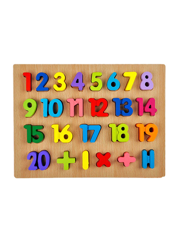 Alphabet ABC Numbers Educational Toy Puzzle Board, 30 x 22.5cm