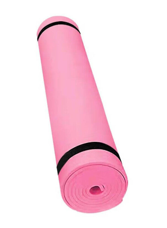 

Generic PVC Yoga Mat, 68 x 0.1 x 61cm, Pink