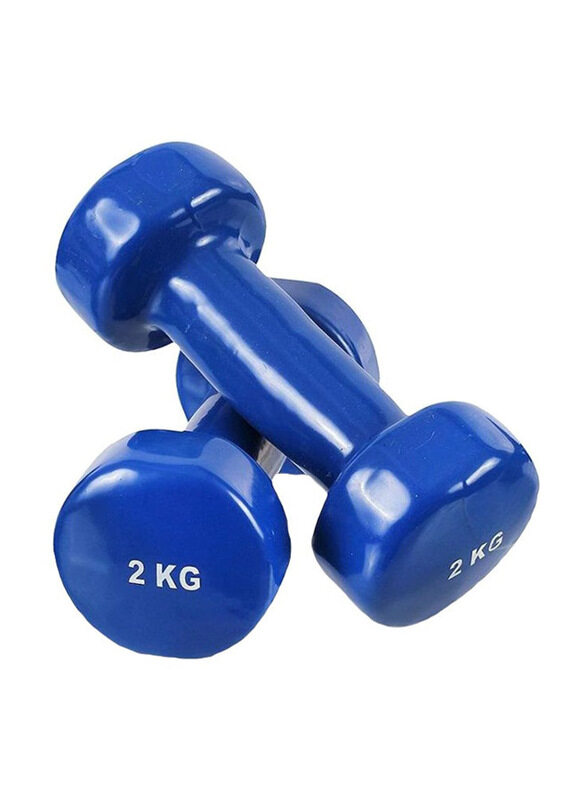 

Generic Fitness Dumbbells Set, 2 x 2 KG, Blue