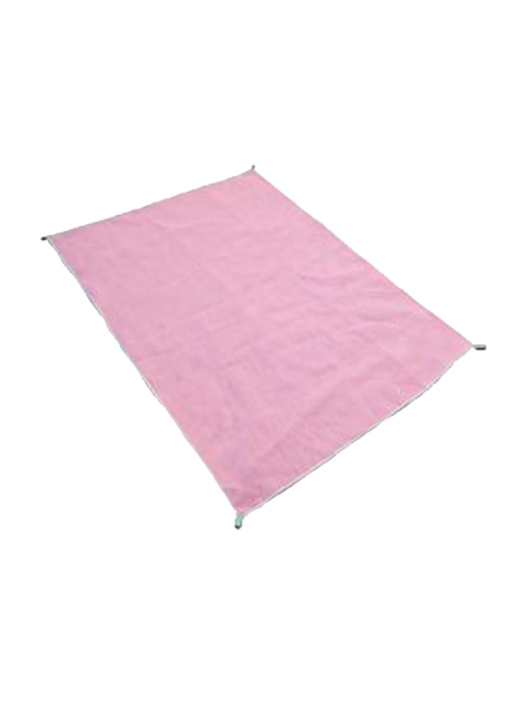 Portable Double Layer Camping Picnic Beach Mat, 150x120cm, Pink