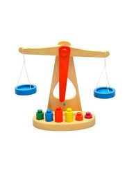 Wooden Weight Balance Educational Toy, Ages 3+