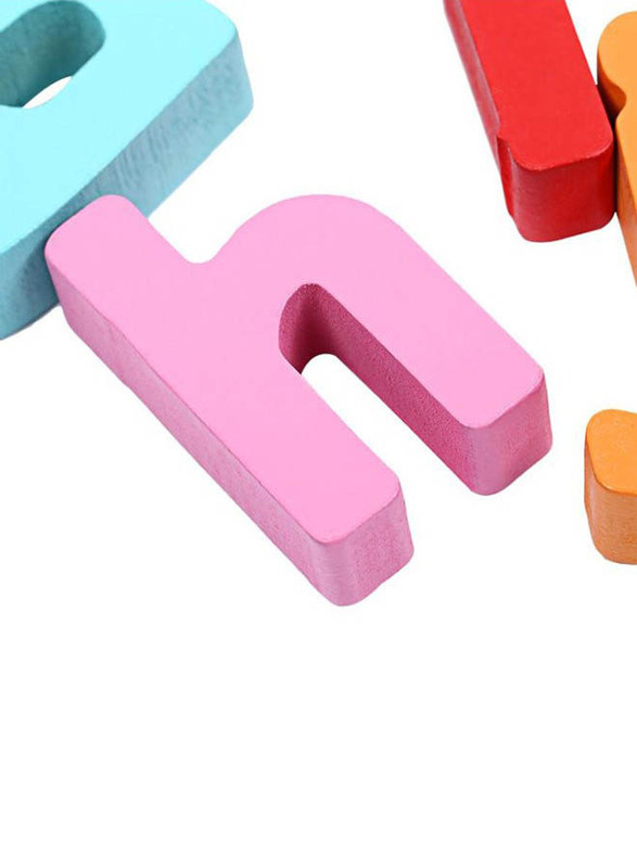 Lower Case Alphabet Letters Wooden Puzzle Set, Ages 3+