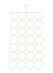 28 Holes Scarf Hanger, 0630YPWFA3E, White