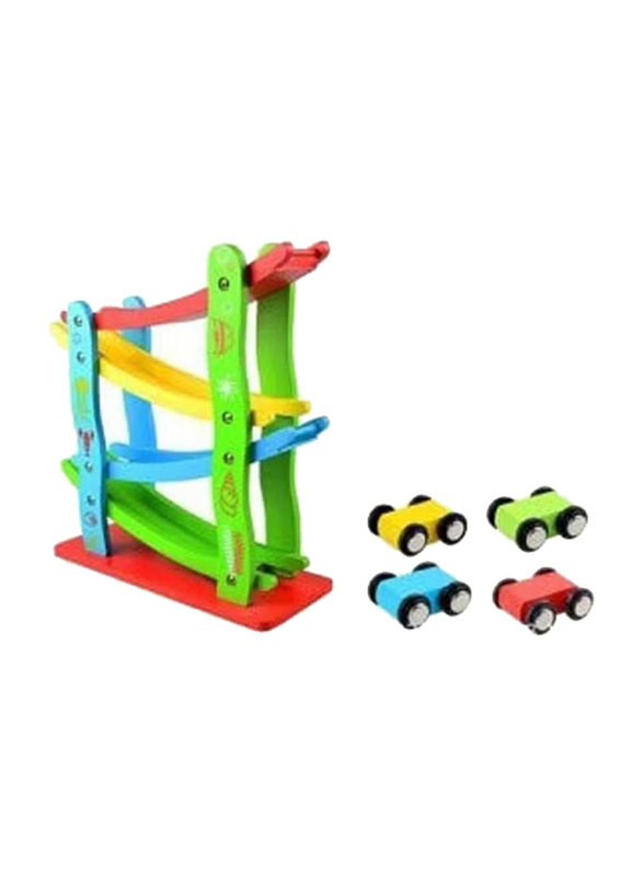 Wooden Speed Chute Car, Multicolour, Ages 3+