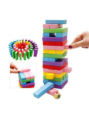 Techblaze 51-Piece Wooden Blocks Kids Game, 07301BAIXXB08MYQ55LS, Ages 3+