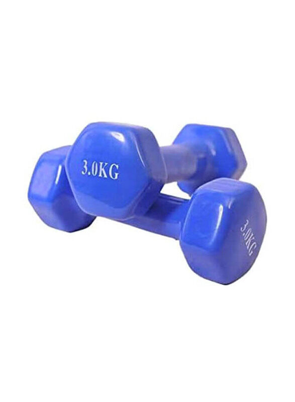 

Generic Dumbbell Set, 2 x 3 KG, Blue