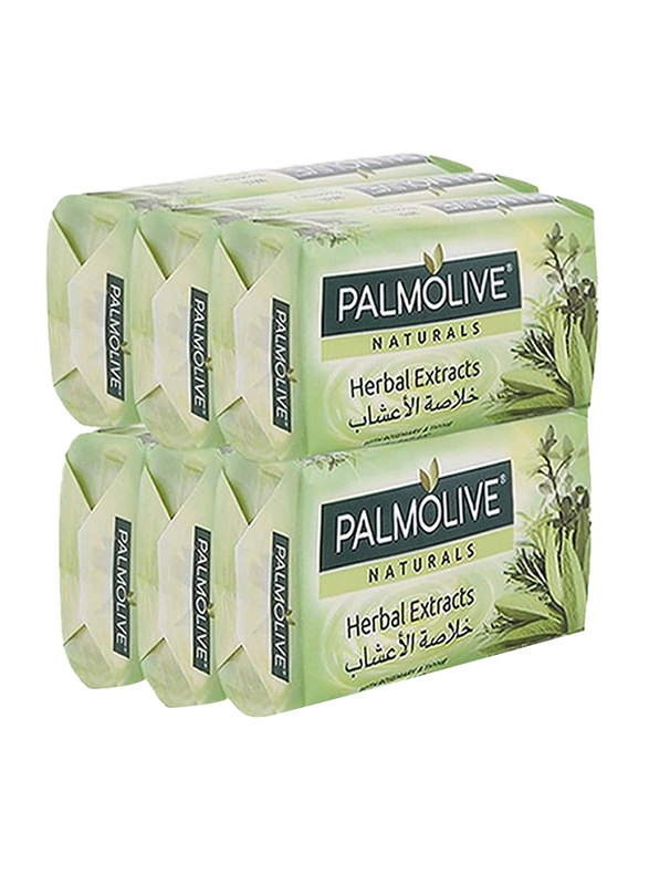 Palmolive Naturals Herbal Extract with Rosemary & Thyme Bar Soap, 170gm, 6 Pieces