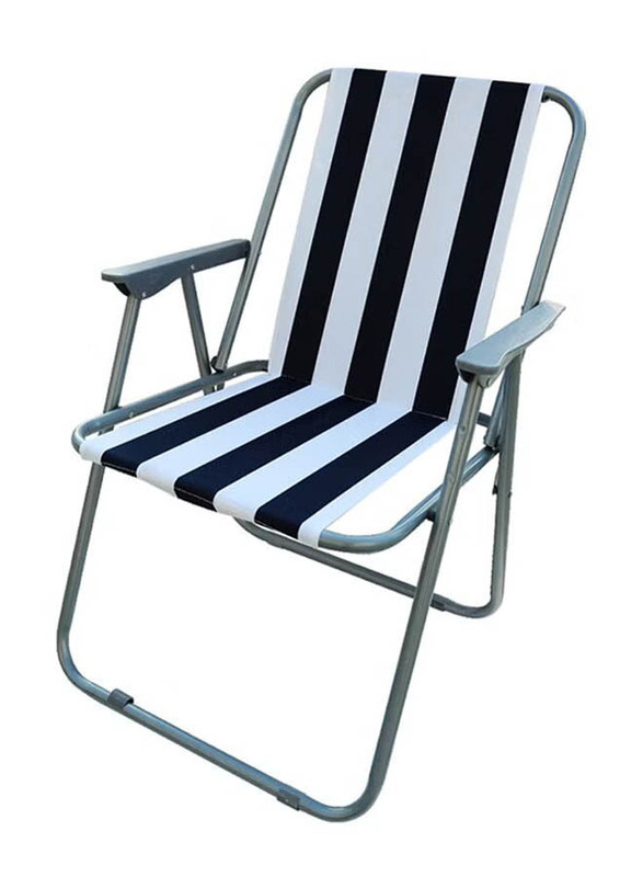 

Desert Ranger 75cm Beach Chair, Black/White