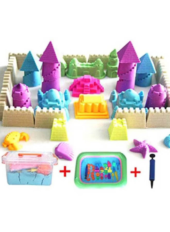 J&J Magical Play Sand Toy Set with Accessories, Ages 3+