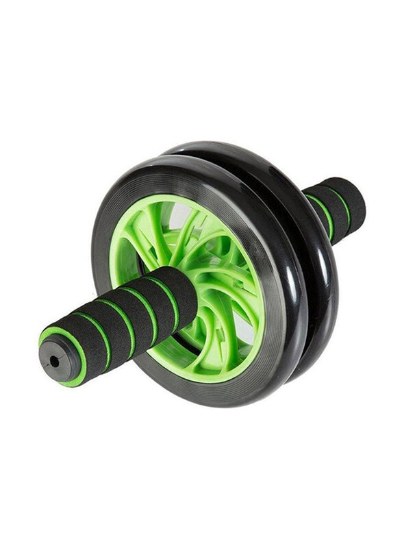 

Ab Rocket Abdominal Trainer Wheel Roller with Knee Mat, 322.06478433.6942, Black/Green