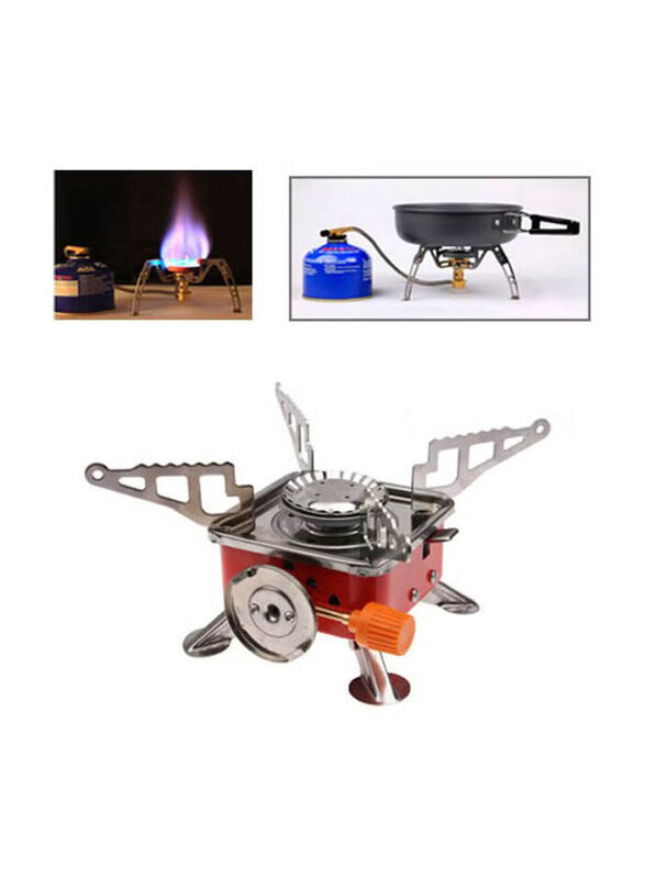 11cm Outdoor Picnic Gas Burner, Red