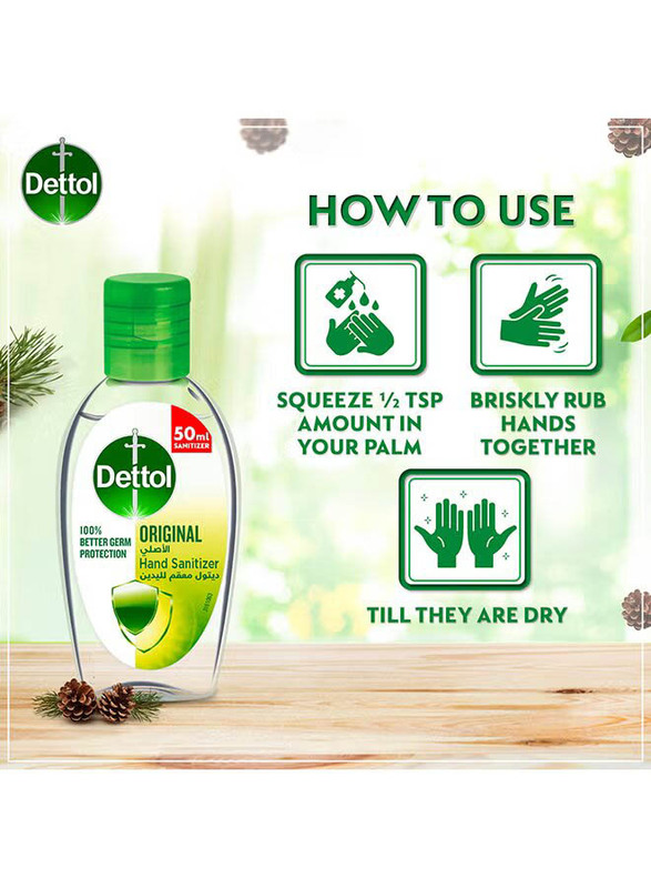 Dettol Original Hand Sanitizer, 50ml