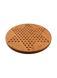 Wooden Chinese Checkers Board Game, Ages 4+