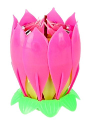 Romantic Musical Lotus Flower Birthday Music Candle, ZM1273100, Multicolour