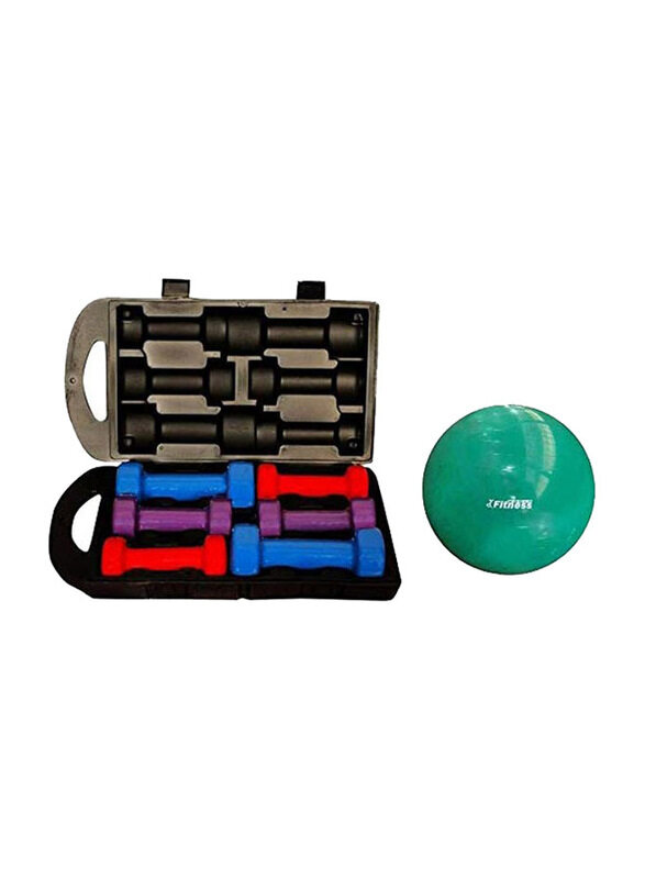 

Generic Fitness Dumbbells Set, Multicolour