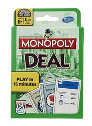 Hasbro 110-Piece Monopoly Deal Card Game Set, Multicolour