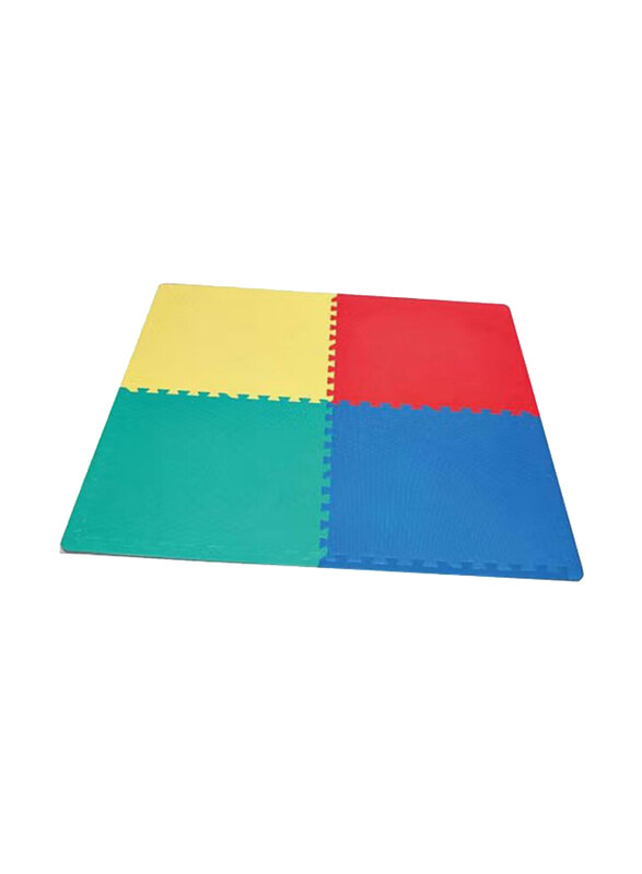 

Generic Protective Floor Rubber Mat, 4 Piece, Multicolour