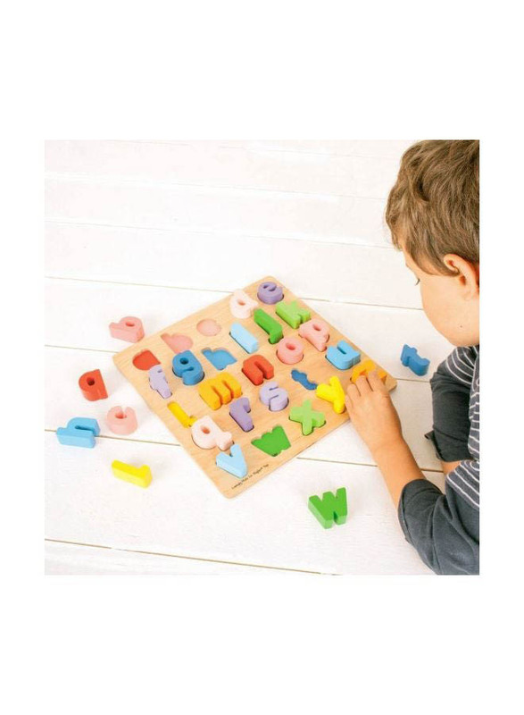 Toyshine Wooden English Small Letters Puzzle Toy, Ages 2+, B07FB4TSV9