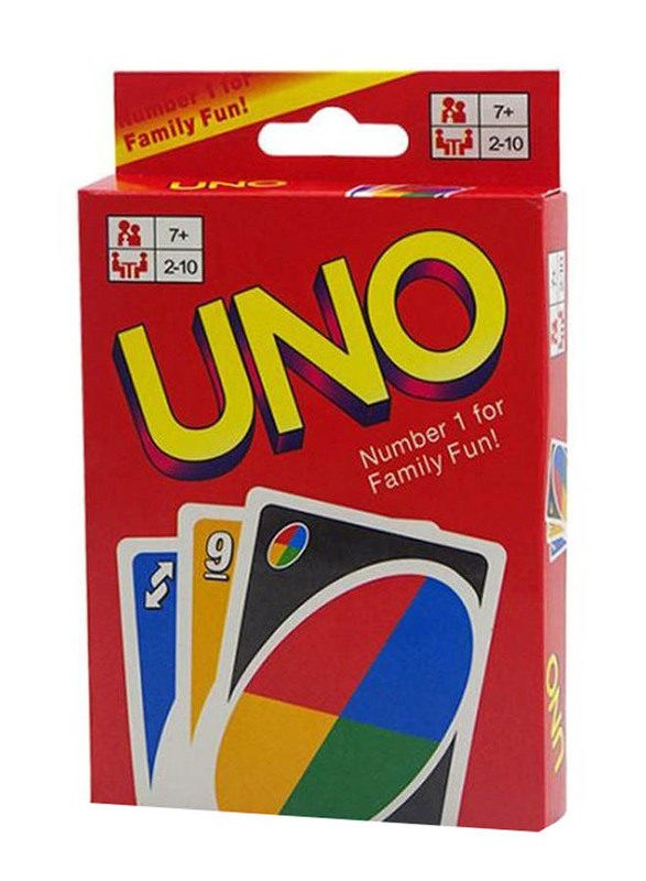 

Generic Uno Family Fun Card Game, Ages 7+, Multicolour