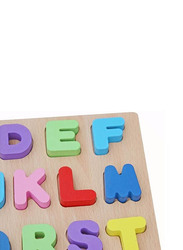 Webby Wooden Capital Alphabets Letters Learning Educational Tray Toy Set, Ages 2+