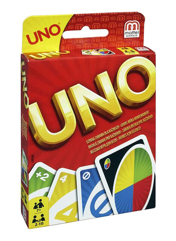 

Mattel Games 108-Piece Uno Card Game, Ages 7+, Multicolour