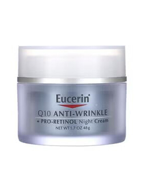 

Eucerin Q10 Anti-Wrinkle + Pro-Retinol Night Cream, mega40861, 48gm